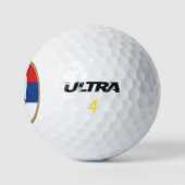 Servische golfbal golfballen (Logo)