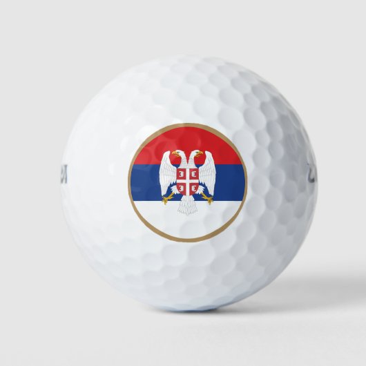 Servische golfbal golfballen (Voorkant)