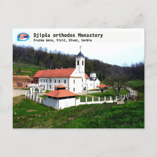 SERVISCHE KLOOSTERS - Djipša orthodoxe klooster 3 Briefkaart