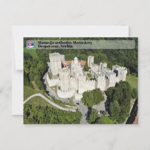 SERVISCHE KLOOSTERS - Manasija Klooster 3 Briefkaart