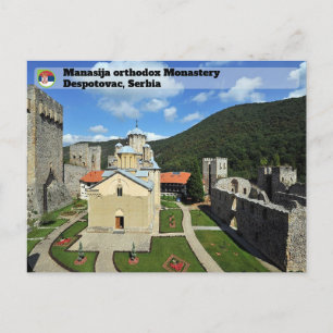 SERVISCHE KLOOSTERS - Manasija Klooster Briefkaart