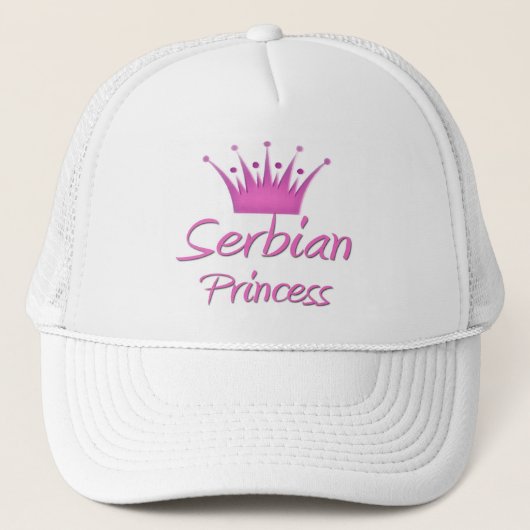 Servische prinses trucker pet (Voorkant)