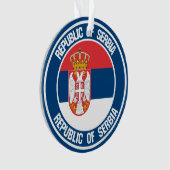 Servische Ronde Emblem Ornament (voorkant)