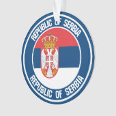 Servische Ronde Emblem Ornament (voorkant)