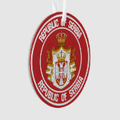 Servische Ronde Emblem Ornament (voorkant)