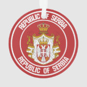 Servische Ronde Emblem Ornament (achterkant)