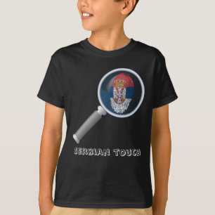 Servische vingerafdrukvlag t-shirt