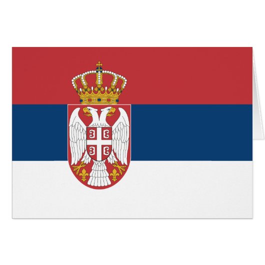 Servische vlag (Voorkant Horizontaal)