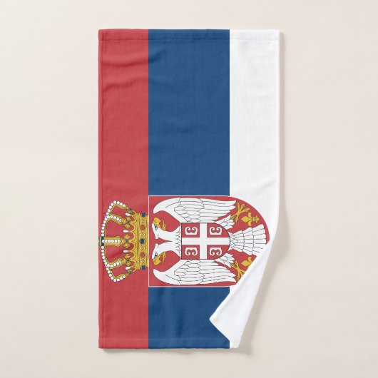 Servische vlag bad handdoek (Handdoek)