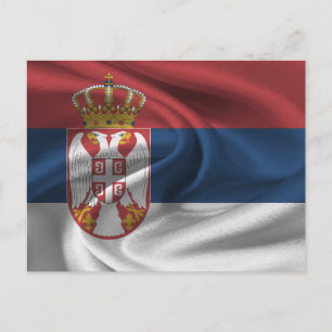Servische vlag briefkaart