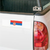 Servische vlag bumpersticker (Op Truck)
