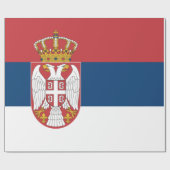 Servische vlag cadeaupapier (Vlak)