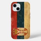 Servische vlag Case-Mate iPhone case (Achterkant)