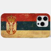 Servische vlag Case-Mate iPhone case (Achterkant (horizontaal))