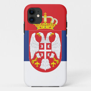 Servische vlag iPhone 11 hoesje