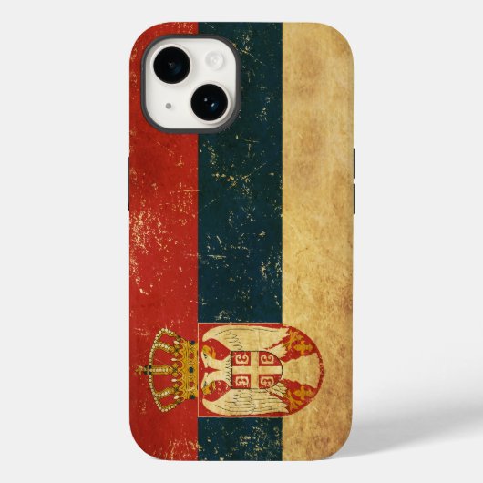Servische vlag Case-Mate iPhone case (Achterkant)