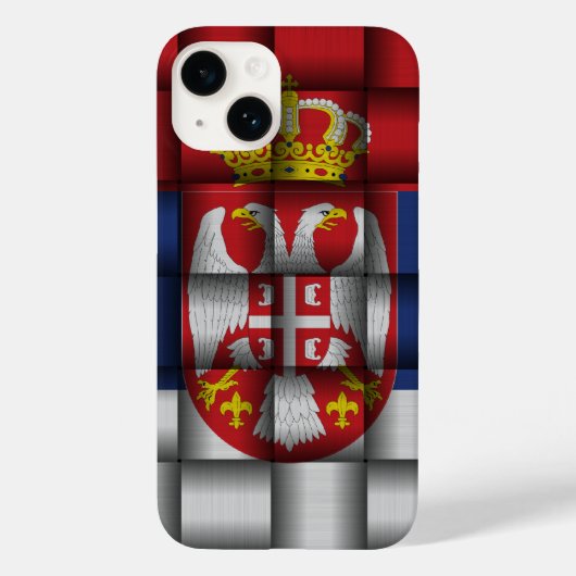 Servische vlag Case-Mate iPhone case (Achterkant)
