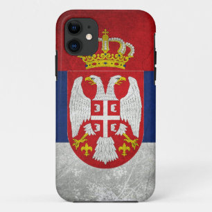 Servische vlag iPhone 11 hoesje