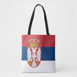 Servische vlag draagtas