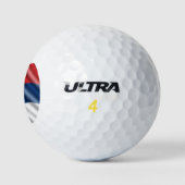Servische vlag golfballen (Logo)