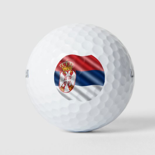 Servische vlag golfballen (Voorkant)
