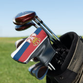 Servische vlag golfheadcover (Insitu)