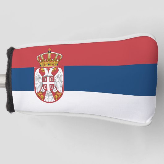 Servische vlag golfheadcover (Voorkant)