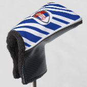 Servische vlag golfheadcover (3/4 voorkant)