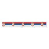 Servische vlag grosgrain lint (Voorkant)