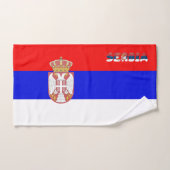 Servische vlag handdoeken (Handdoek)