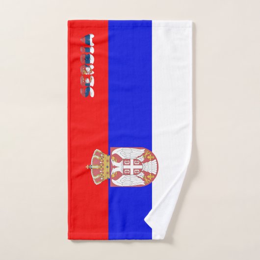 Servische vlag handdoeken (Handdoek)