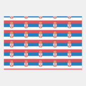 Servische vlag inpakpapier vel (Voorkant 2)