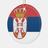 Servische vlag keramisch ornament (Links)