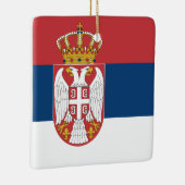 Servische vlag keramisch ornament (Rechts)