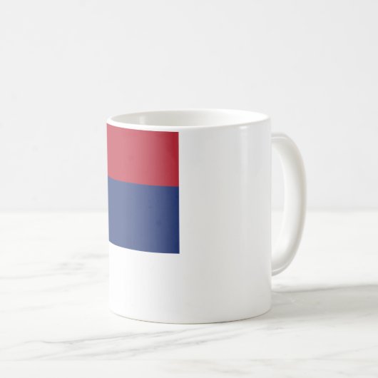 Servische vlag koffiemok (Voorkant rechts)