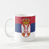 Servische vlag koffiemok (Links)