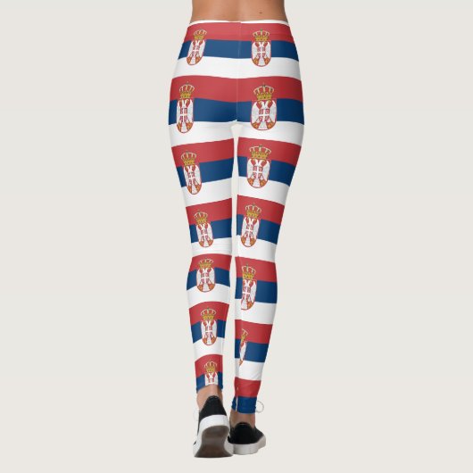 Servische vlag leggings (Achterkant)