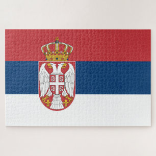 Servische vlag legpuzzel