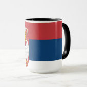 Servische vlag mok (Voorkant rechts)