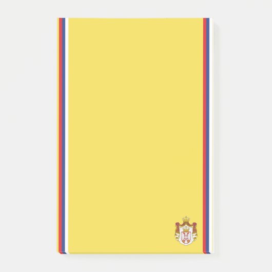 Servische vlag post-it® notes (Voorkant)