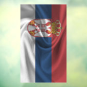 Servische vlag raamsticker (Vel 3)