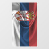 Servische vlag raamsticker (Vel)