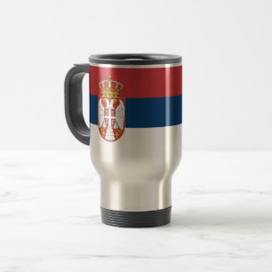 Servische vlag reisbeker