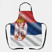 Servische vlag schort (Voorkant)