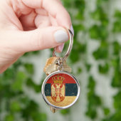 Servische Vlag Sleutelhanger (Hand)