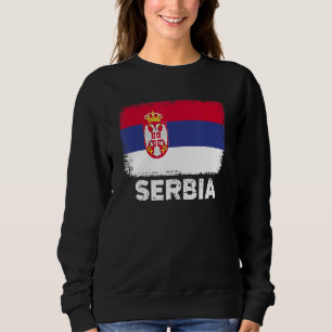 Servische Vlag Steun Servische Mensen Vrouwen Ma Trui