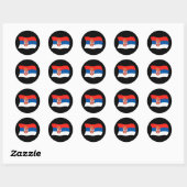 Servische Vlag Sticker (Vel)