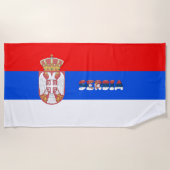 Servische vlag strandlaken (Voorkant)