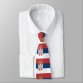 Servische vlag stropdas (Gebonden)