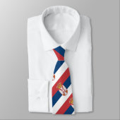 Servische vlag stropdas (Gebonden)